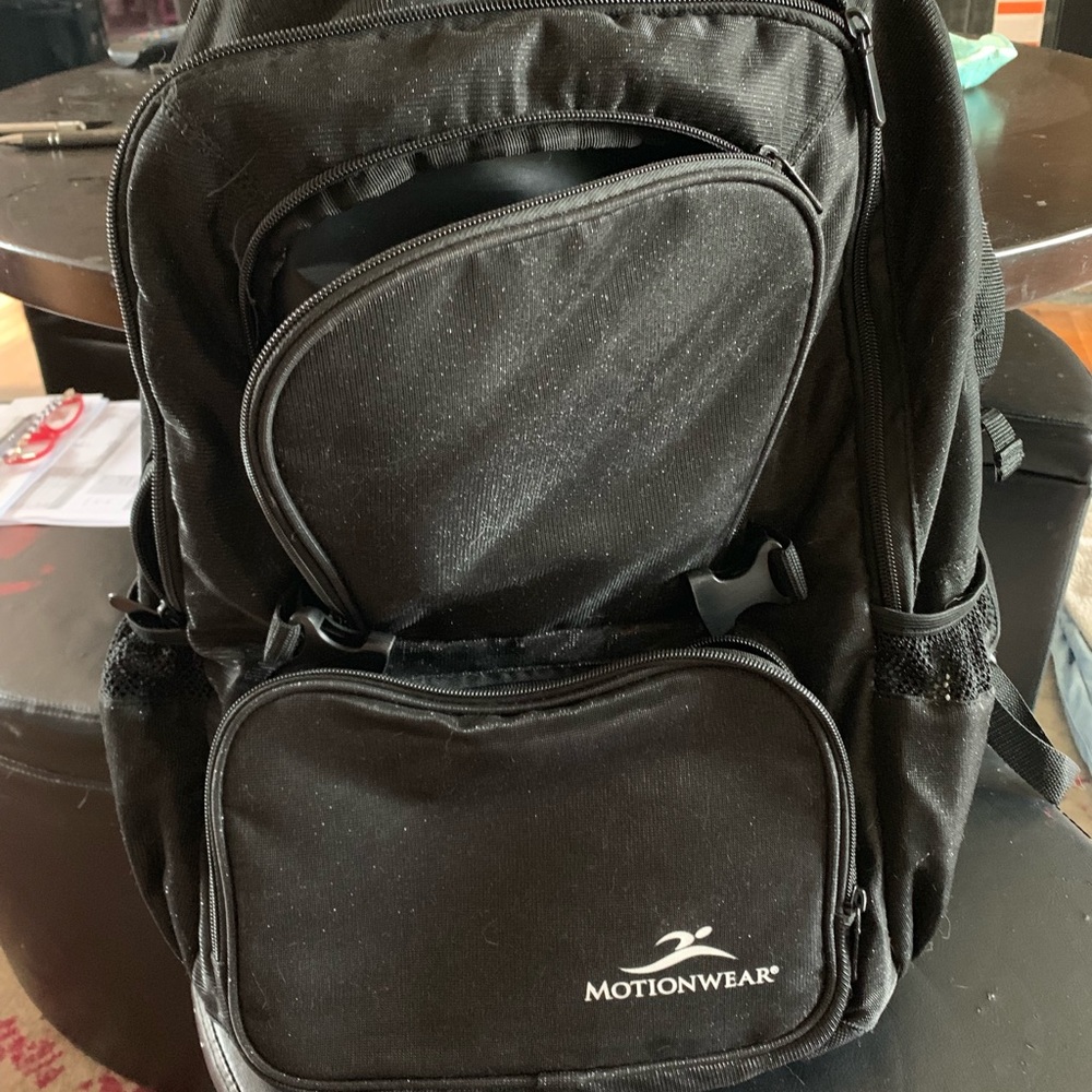Motionwear Sparkly Black backpack
